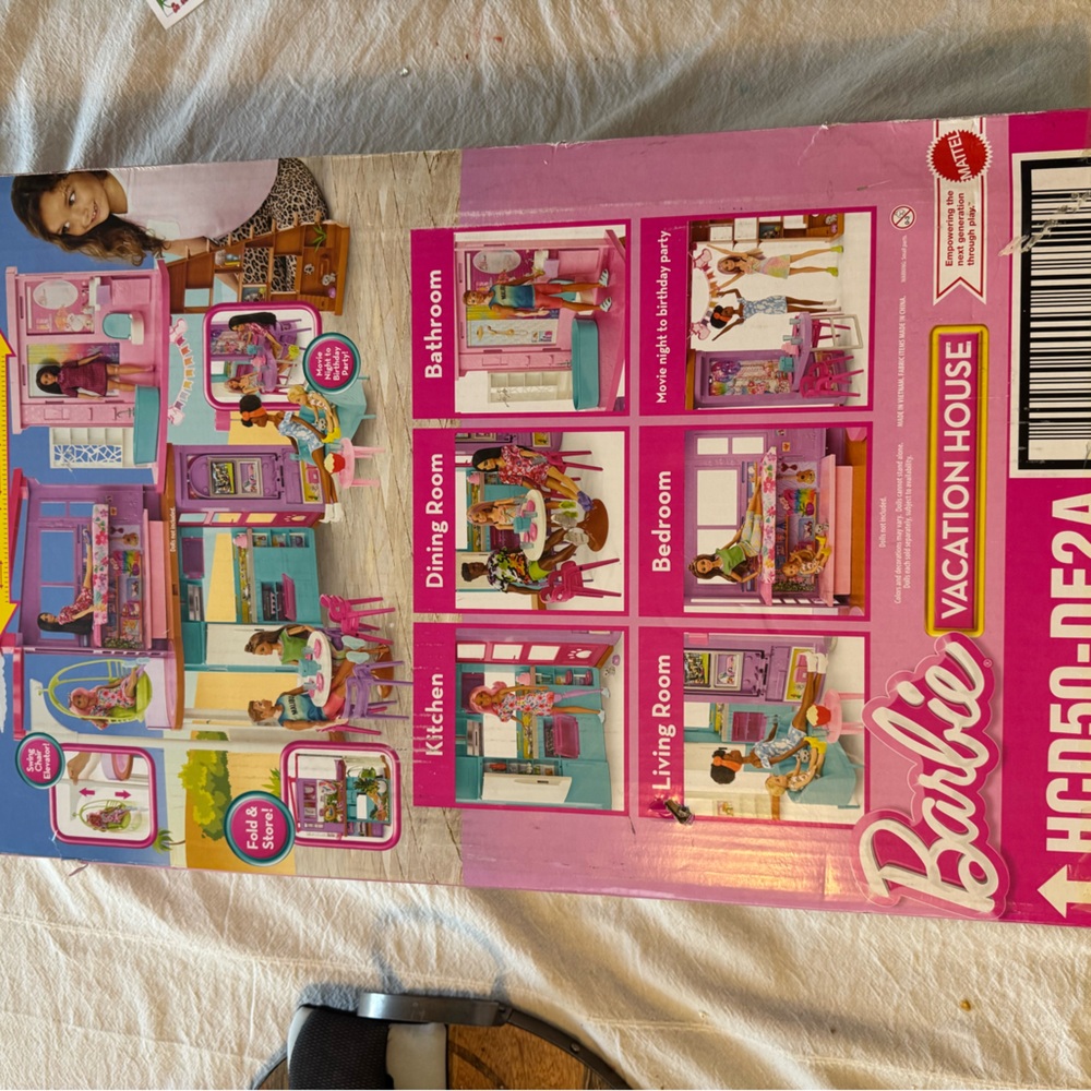 Barbie Dreamhouse with Pink and Purple Accents